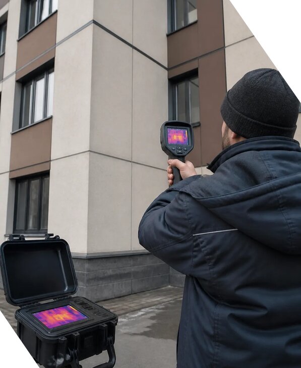 Тепловизионное обследование зданий и сооружений в Лесосибирске